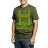 Men's Casual Printed Round Neck Short Sleeve T-Shirt, Lightweight Breathable Tee
