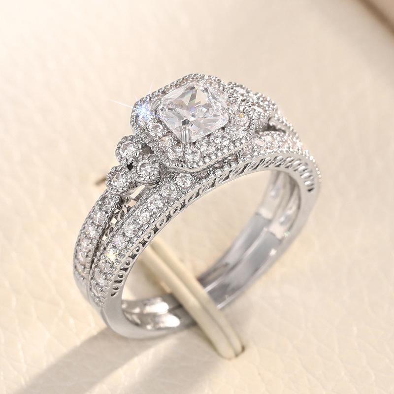 2026 New Black Cubic Zirconia 2-piece Set for Women s Light Luxury Wedding Accessories Fashion and Popular Banquet Style 6