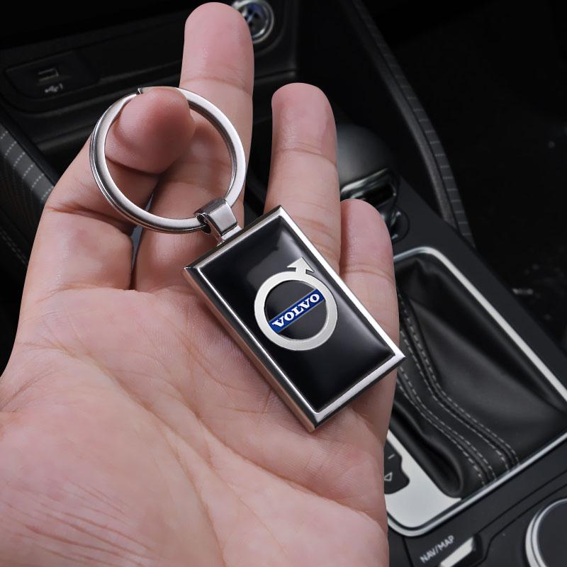 Car Emblem Keychain Pendant Zinc Alloy Key Ring For Volvo XC90 V90 V60 XC60 V40 EC40 EX40 S80 S60 S90 C40 XC40 V70 XC70 C30 C70