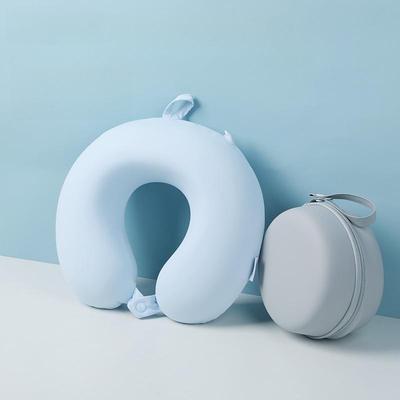 Cooling U-shaped Pillow, Memory Foam Airplane Pillow, Portable and Storable Travel Neck Pillow, Office Nap Neck Support Pillow