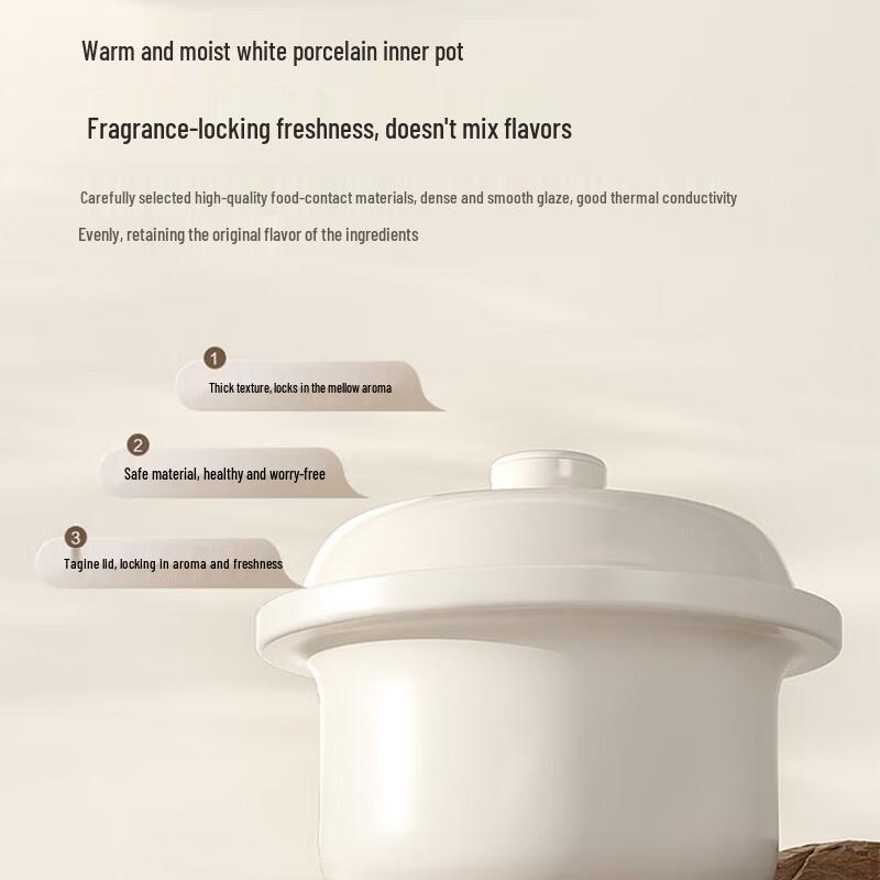 SUPOR Mini Smart Electric Stew Pot 1.5L CN Plug (adapter Included)