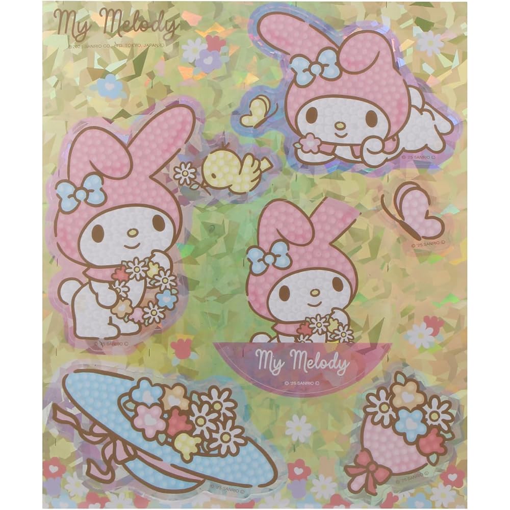 Maruka Sanrio My Melody Glitter Gem Sticker Kit Ages 6 and Up 175597
