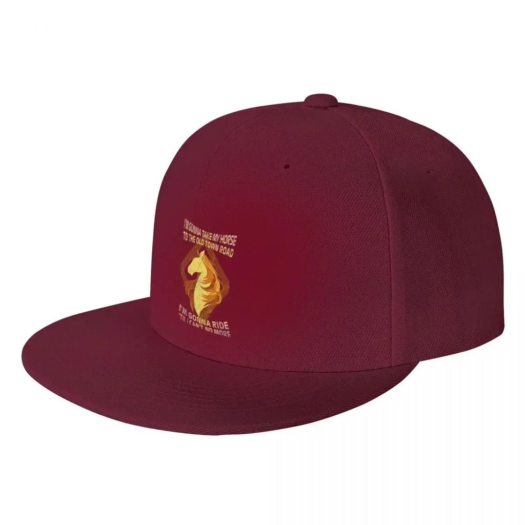Old Town Road Baseball Cap Sun Cap Hip Hop Thermal Visor Womens Hats Unisexs