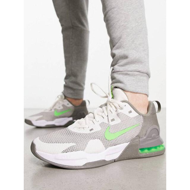 

Серо-зеленые кроссовки Nike Training Air Max Alpha 5