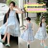 Girls' Chiffon Dress - Summer 2026 Sweet Children's Vest Skirt