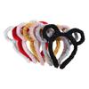 Bear Ear Shape Hair Hoop Bear Ear Plush Headband for Women Halloween Party Cosplay Adding a Funny Touch