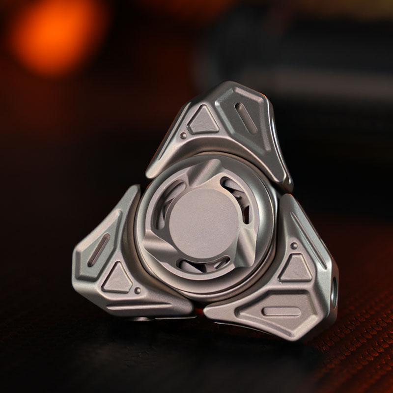 Steel Stainless Mechanical Apen Armor Fidget Spinner Hand Fingertip Spinning Top Tip Edc Metal Stress Easing Toy Anti Anxiety