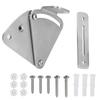 Stainless Steel Sliding Barn Door Latch Lock Set Hardware Accessory for Bathroom Bedroom