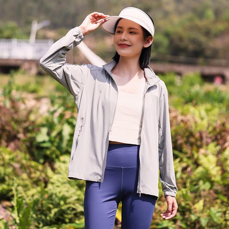 Женская охлаждающая дышащая куртка из ледяного шелка