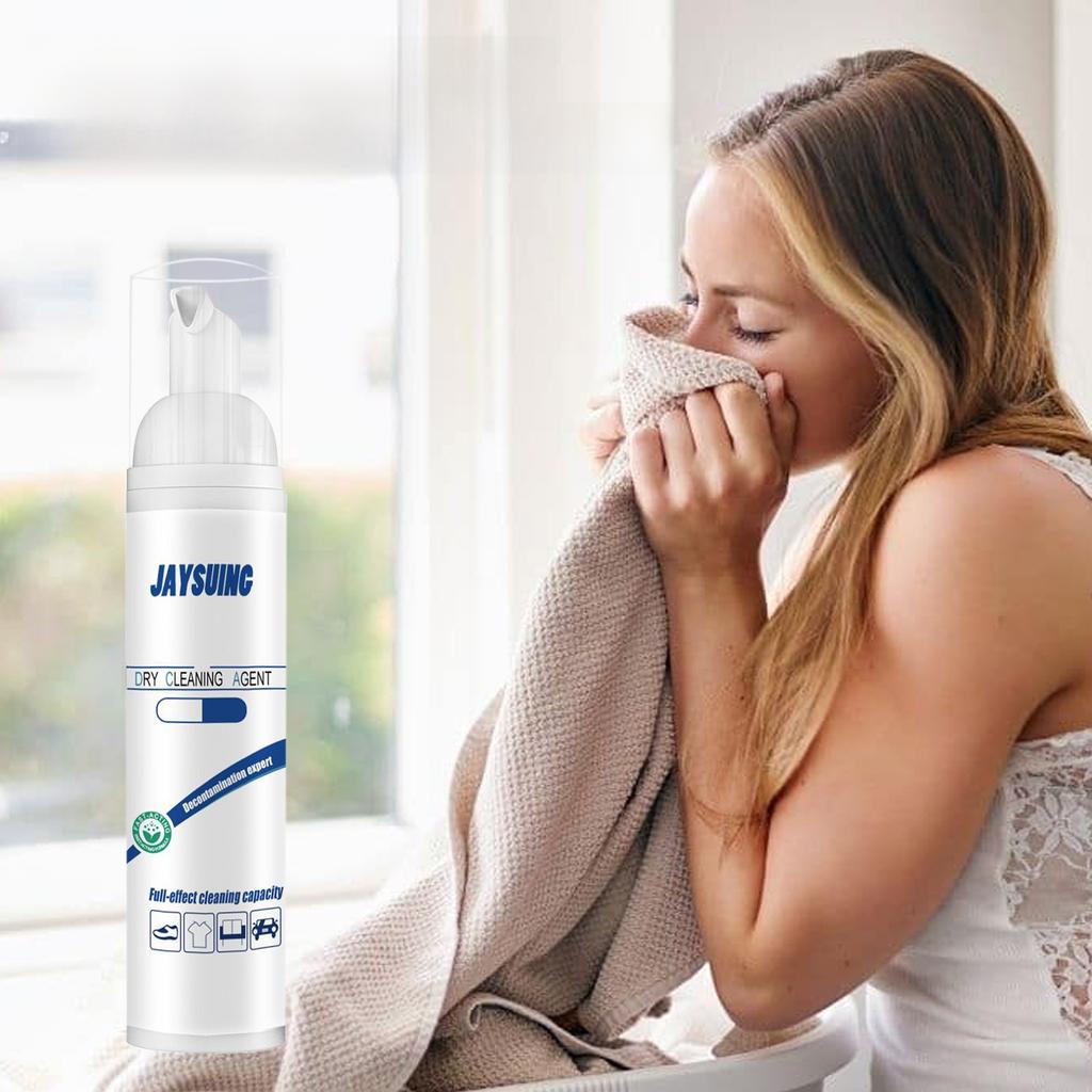 Pěnový sprej na suché čištění na prádlo Péřové bundy na koberce Záclony Odstraňovač skvrn Čistič skvrn 100 ml