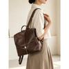 Dual-shoulder Bag, Large Capacity, Lightweight, Commuter Backpack, Retro Bag