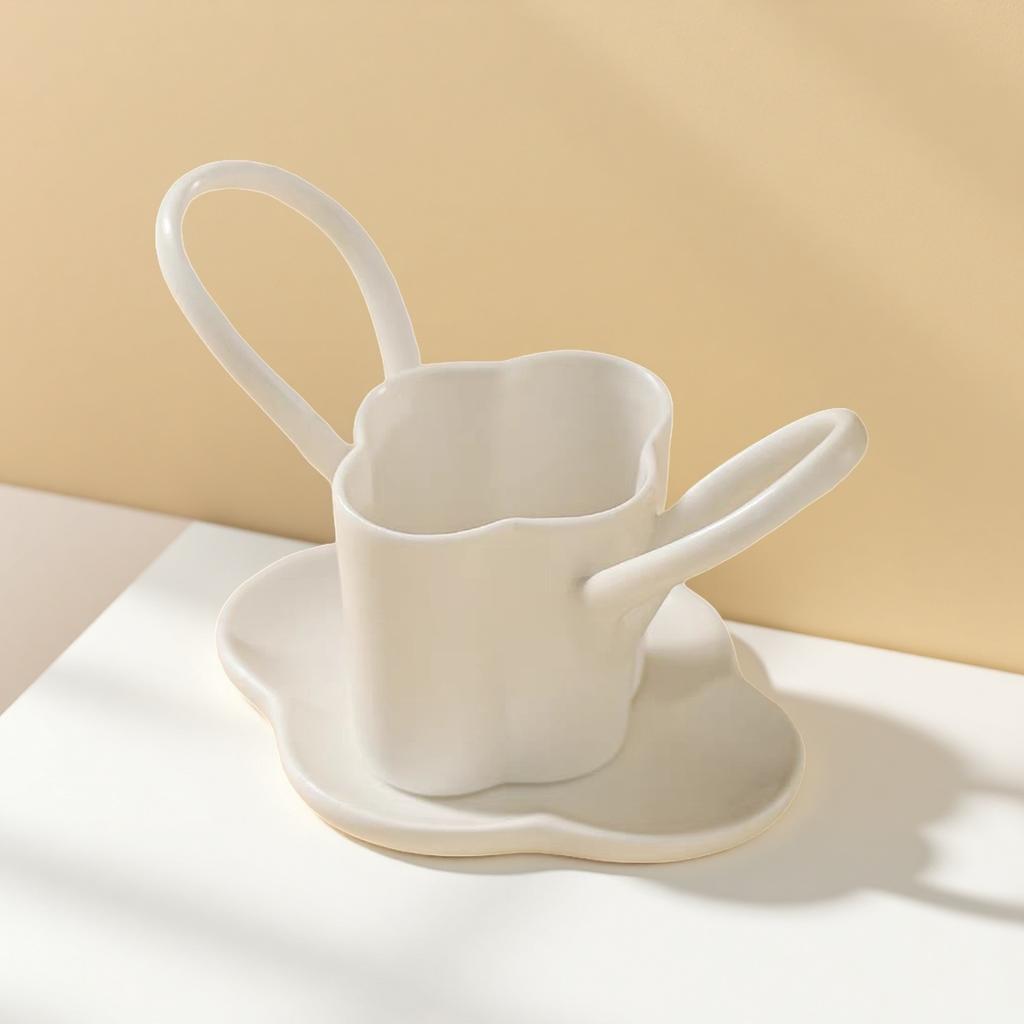 Flower Tea Infuser Hand Painted Ceramic Tea Strainer for Women Tea Lovers
