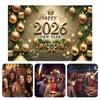 Happy New Year Banner 7x5 Ft 2026 Holiday Wall Sign New Years Decorations For Indoor Outdoor Party Christmas Home Office School
