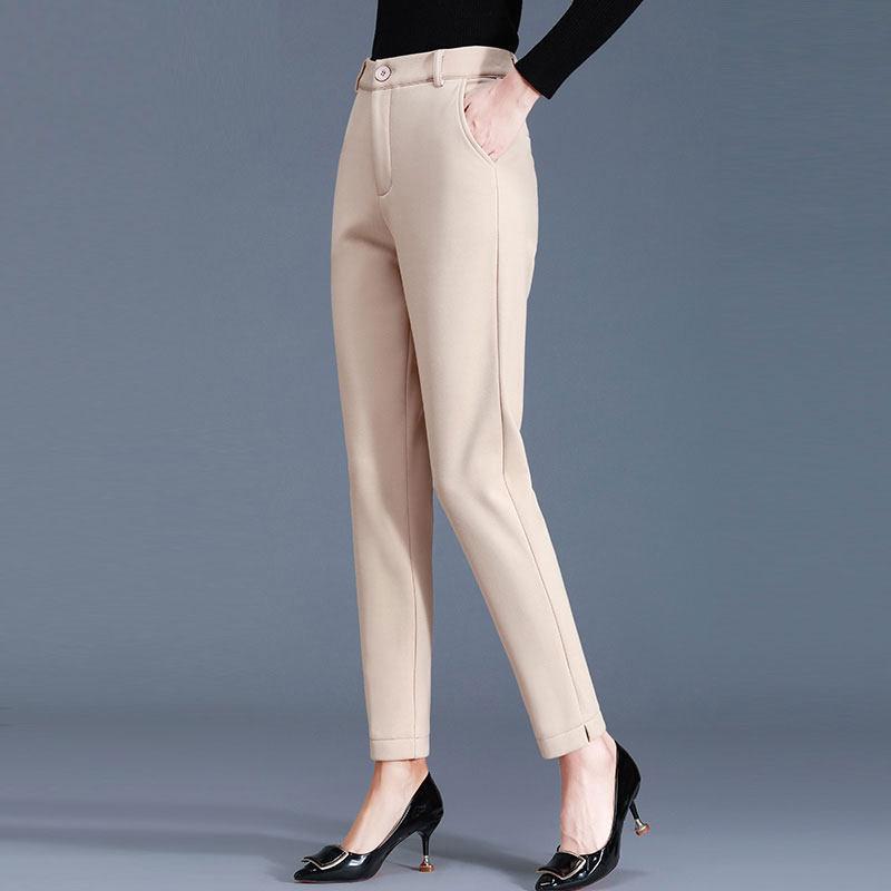 

Petite Women s Western Style Stretchy Cropped Cigarette Pants, Plus Size, for Spring, Autumn, Winter XL 125-135 lbs (Fabric Upgrade)