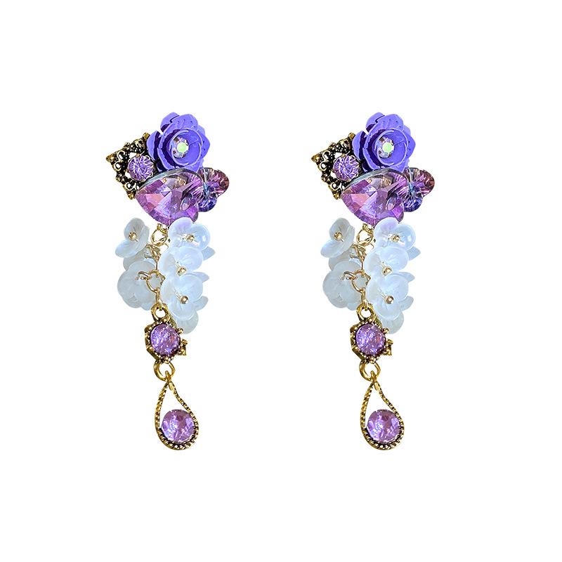 Love Flower Earrings Ins Fashion Elegant Earrings for Women