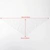 Summer White Woven Floral Lace Hair Scarf Wraps Women Retro Triangle Headscarf Hat Travel Photo Headband Hair Accessories
