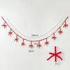 New Home Decoration Bowknot Bell Garland DIY Creative Hanging Flags Bowknot Bell Hanging Banner Wedding Party Decor