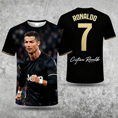 Ronaldo 7 ChatGPT Yapay Zeka Futbol Forması Fan Sürümü Futbol Antrenman Üstleri Yetişkinler ve Çocuklar İçin Yazlık Rahat Günlük Spor Giyim