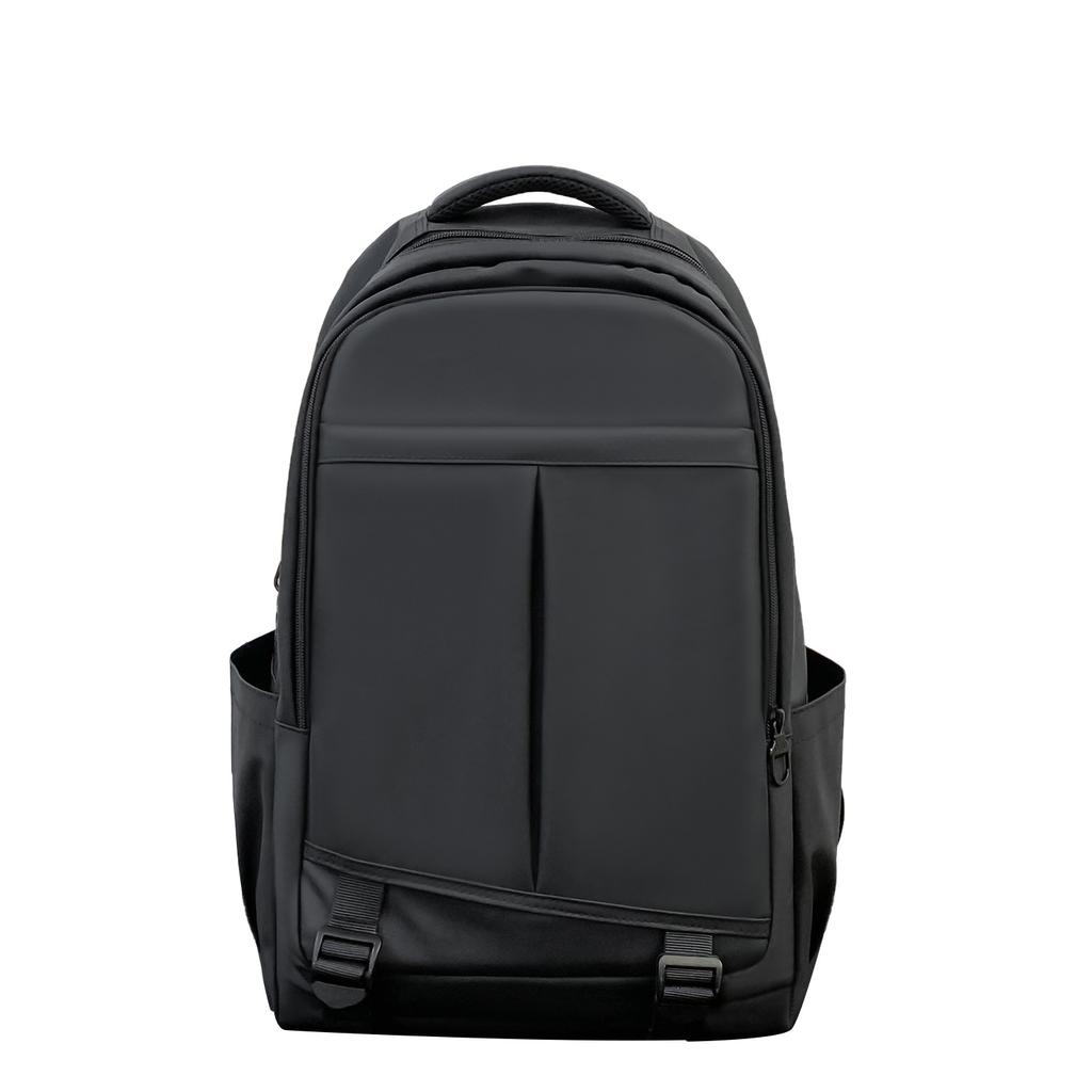 Large Capacity Backpack, Leather Film Backpack, Urban Simple Student Schoolbag, Men'S And Women'S Travel Bag