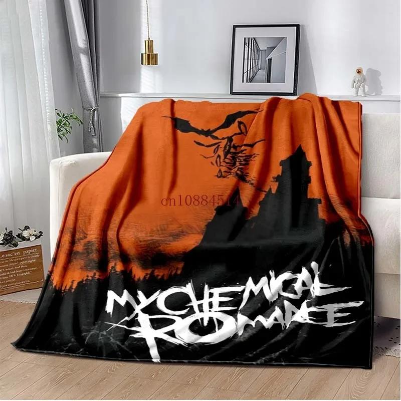 My C-Chemical R-Romance Band Printed Blankets,Kid's Baby Throw Blanket,for Bedroom Living Room Sofa Bed Car, Brithday Gift
