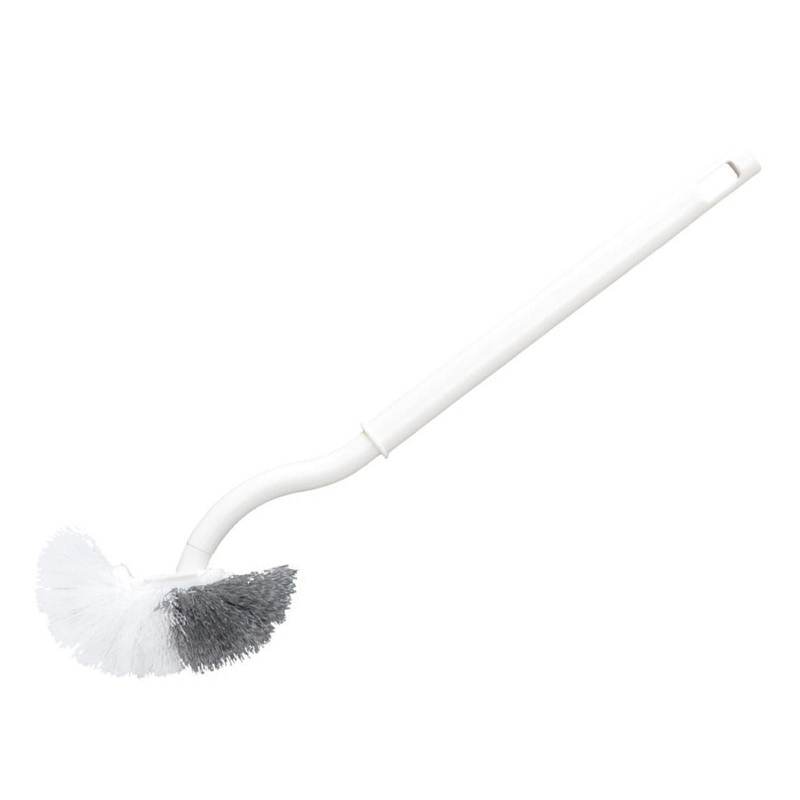 S Shaped Toilet Brush Hanging Hole Space Saving Toilet Multifunctional Scrub Brush for Bathroom Household