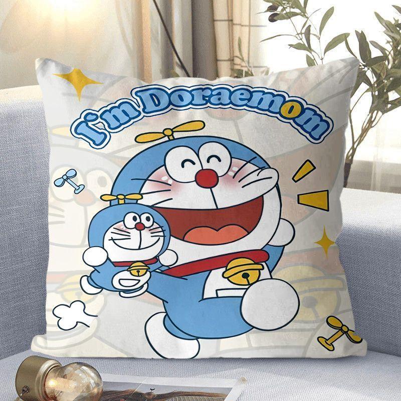 Doraemon Cartoon Doraemon Blau Dicklich Klingelkatze Kissenbezug Sofakissen Sitz Lendenkissen