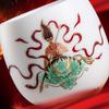 Nezha Themed Ceramic Tea Cup Gift Set