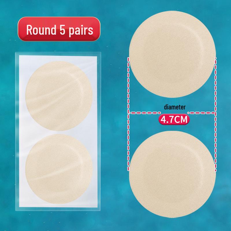Ultra-Thin Breathable Non-Woven Unisex Nipple Covers for Anti-Protrusion and Seamless Fit