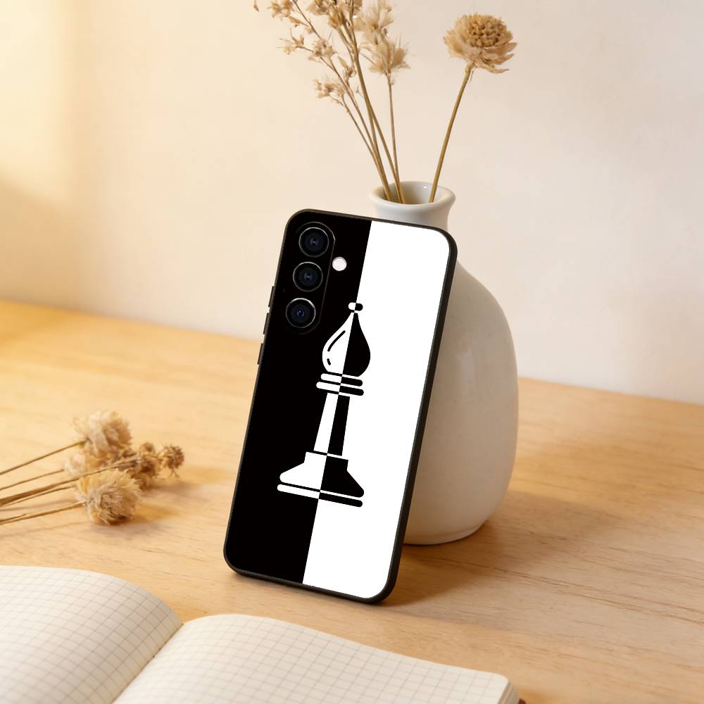 

Competitive Chess Game Phone Case For Samsung Galaxy A73,A72,A71,A70,A53,A52,A51,Soft Silicone Black Cover Samsung a21s