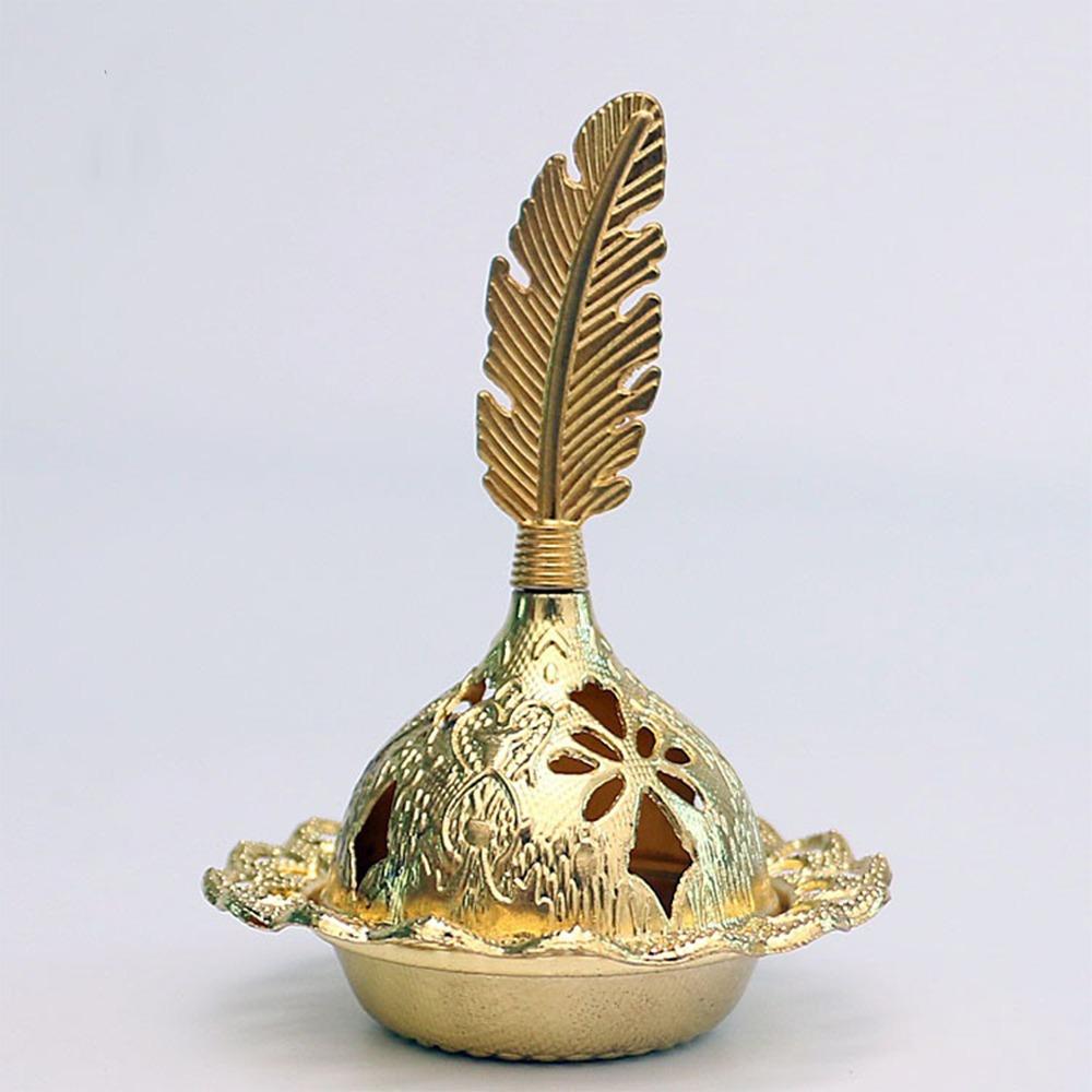 Retro Mini Censer Holder Zinc Zinc Alloy Aromatherapy Burner Portable Incense Stick Burner  Living Room