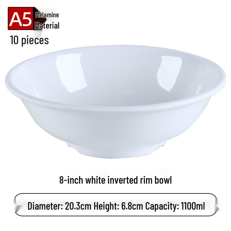 

Melamine Commercial Deep Round Food Bowl Set