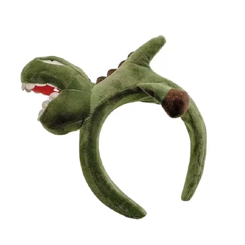 Anime Super Cute Crab Headband New Dinosaur Design Hairband Hair Clip Accessory for Women and Men Funny Cartoon Style