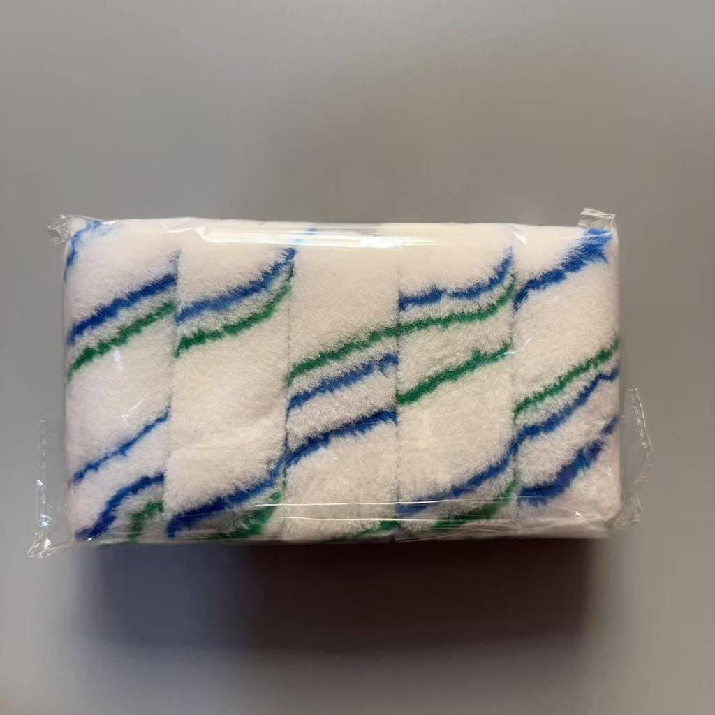 Solvent-Resistant 4-inch Edge Trimming Paint Roller Brush with Thick Hair Core