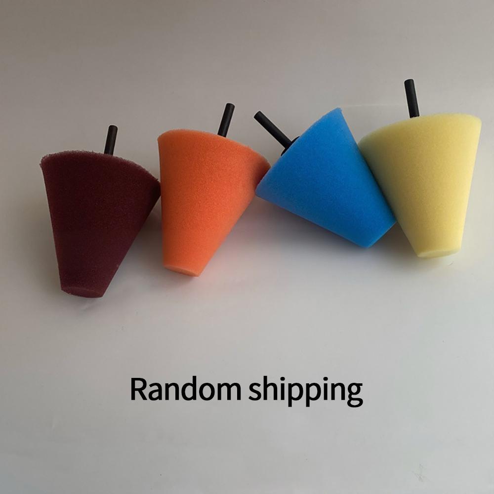 Conical Sponge Buffing Polishing Cone for Automotive Car Tire Hub Care Metal Polish Cleaning Foam Pad Sponge Polish Wheel Tool