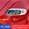 Für MINI Cooper S F55 F56 F57 2015-2020 Auto Kotflügel Blinker Außenleuchten Abdeckungen Aufkleber Zubehör