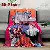 BNA 2D Flat Pattern Flannel Blanket High quality All Seasons Warmth and Comfort Perfect for Christmas Gifts.