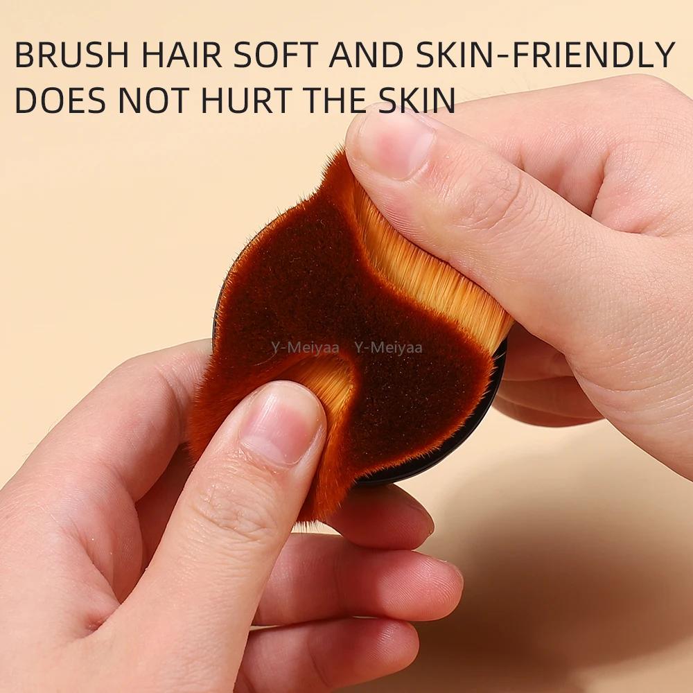 1 Stück Einfache Push-Pull Nägel Kunst Pinsel Staubreinigung Make-Up Pinsel Maniküre Zubehör Ausrüstung Werkzeuge