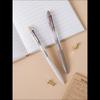 [K-Stationery] Daiso Korea 3-Color Ultra Low Viscosity Ballpoint Pen 0.38mm - 2P Set Sand Cream (Smooth Writing)