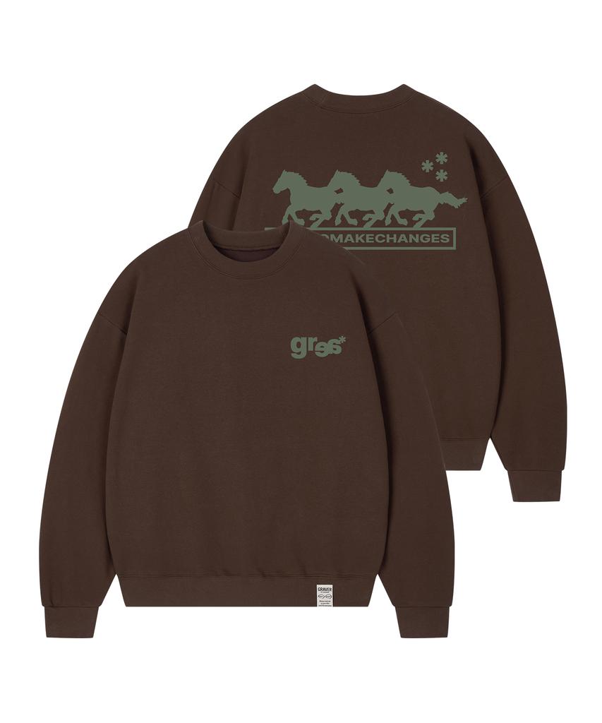 GRAVER [Unisex] 3 Horse Sweatshirt_5 Colors