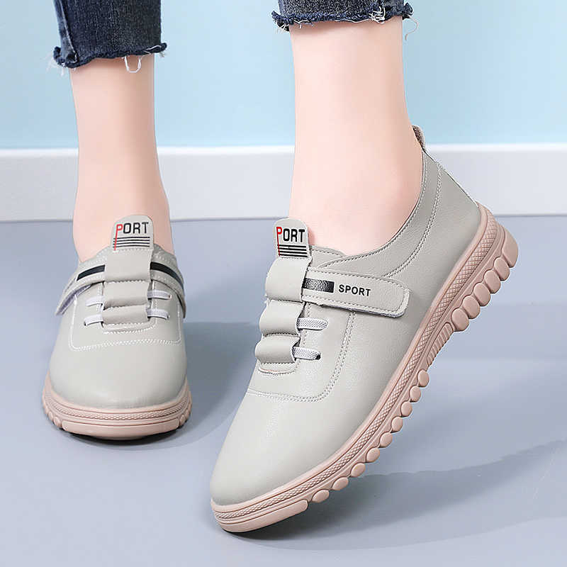 PU Leather Mid Gym Shoes For Ferminino Loafers Women Original Women Shoes White Sneakers Sport Basquet Teniis Latest Skor