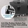 Floor-Standing Bathroom Tissue and Brush Holder with Vertical Storage Rack