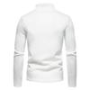 Men's Half Zipper Sweaters Pullover Man Sweatshir Spring Solid Color Turtleneck Swewatshirts