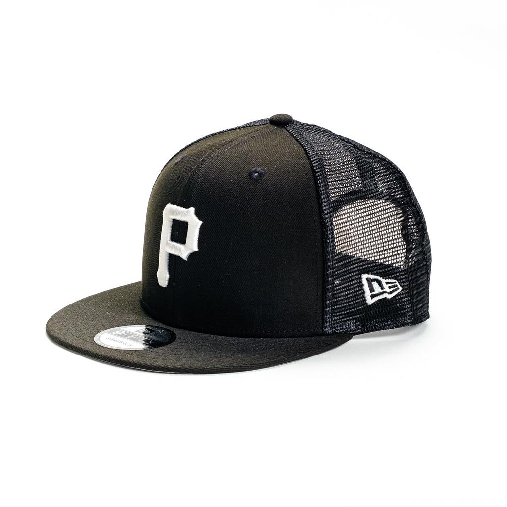 New Era 9FIFTY Black White Snapback Mesh Pittsburgh MLB & Cap, Pirates,