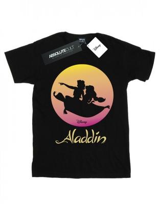 Womens/Ladies Aladdin Flying Sunset Cotton Boyfriend T-Shirt