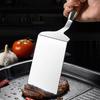 1PC Stainless Steel Steak Spatula Pancake Scraper Turner Grill Beef Fried Pizza Shovel With Wood Handle Kitchen BBQ Tools