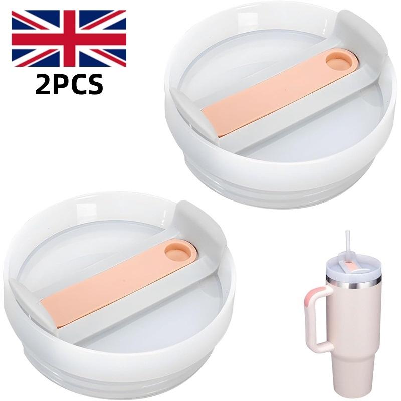 

2 крышки для стаканов Stanley с отверстием для соломинки, противоутечная крышка для стакана, сменная крышка 40 унций 2pcs