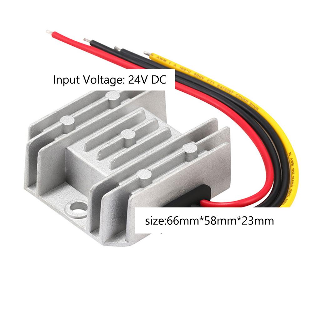 Areyourshop WaterProof 24V to 12V 5A 60W Step Down DC/DC Power Converter Regulator