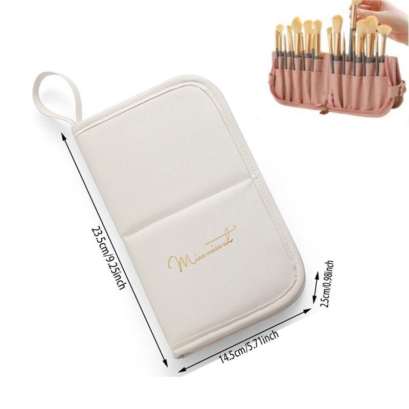 

14/29 Отверстий Женский Складной Органайзер для Кистей для Макияжа Дорожный Косметический Кейс для Туалетных Принадлежностей Инструменты для Красоты Моющиеся Аксессуары Сумочка