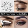 Professionelle Eyeliner-Schablone Lidschatten-Schablonen-Set Vlies Eyeliner-Schablonen-Kit Eyeliner