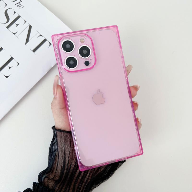 iPhone 11/12/14/16Pro/17ProMax Drop-Proof Soft Square Case